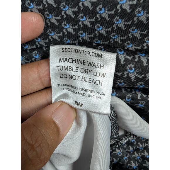 Grateful Dead X Section 119 Performance Gray Bear On Royal Blue Sweatshirt USED - Picture 8 of 8